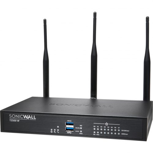 SonicWall  TZ500 Wireless-AC GEN5 Firewall Replacement With AGSS 8 Port10/100/1000Base-TGigabit EthernetWireless LAN IEEE 802…. 01-SSC-1362