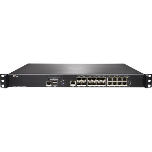 SonicWall  NSA 6600 Network Security/Firewall Appliance8 Port1000Base-T, 10GBase-X10 Gigabit EthernetDES, 3DES, AES (128-bit), AE… 01-SSC-1716