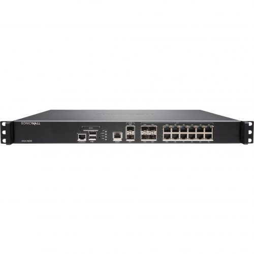 SonicWall  NSA 4600 Network Security/Firewall Appliance12 Port1000Base-T, 1000Base-XGigabit EthernetDES, 3DES, AES (128-bit), AES… 01-SSC-1730