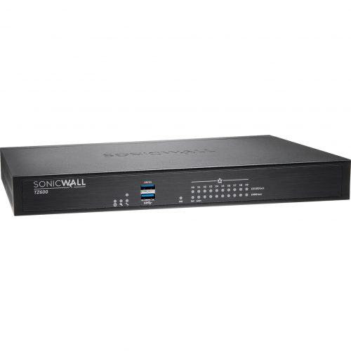 SonicWall  TZ600 Network Security/Firewall Appliance10 Port10/100/1000Base-TGigabit EthernetDES, 3DES, MD5, SHA-1, AES (128-bit),… 01-SSC-1737