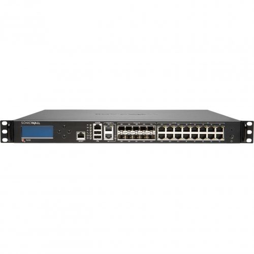 SonicWall  NSA 9650 Network Security/Firewall Appliance18 Port1000Base-T, 10GBase-X, 10GBase-TGigabit EthernetDES, 3DES, AES (128… 01-SSC-1943
