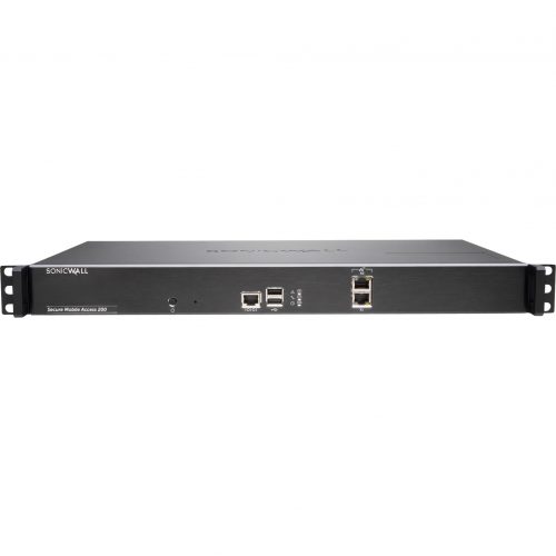 SonicWall  SMA 200 ADDITIONAL 10 CONCURRENT USERS2 Port10/100/1000Base-TGigabit EthernetRSA, AES (256-bit), MD5, SHA-1, 3DES, SHA… 01-SSC-2233