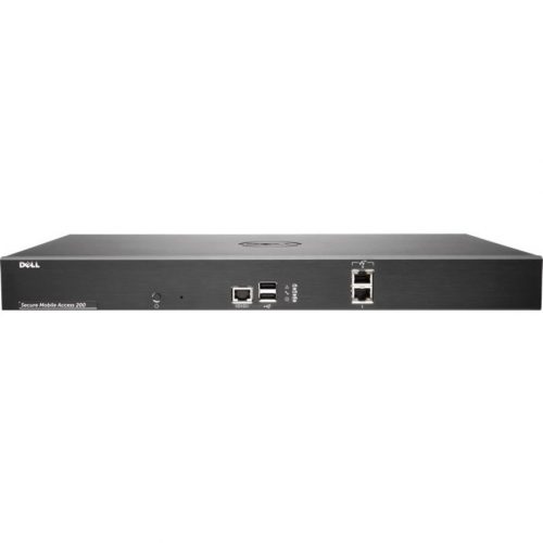 SonicWall  SMA 200 WEB APPLICATION FIREWALL (1 YR)2 Port10/100/1000Base-TGigabit Ethernet2 x RJ-45Desktop 01-SSC-2241