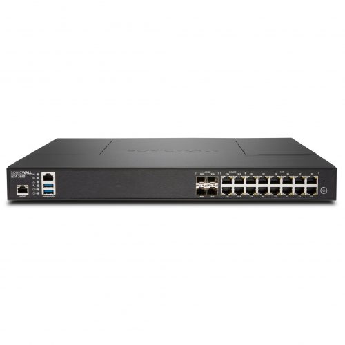 SonicWall  NSA 2650 Network Security/Firewall Appliance16 Port10/100/1000Base-TGigabit EthernetWireless LAN IEEE 802.11acAES (… 01-SSC-3098