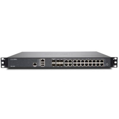 SonicWall  NSA 4650 High Availability Network Security/Firewall Appliance20 Port1000Base-T, 10GBase-XGigabit EthernetDES, 3DES, A… 01-SSC-3216