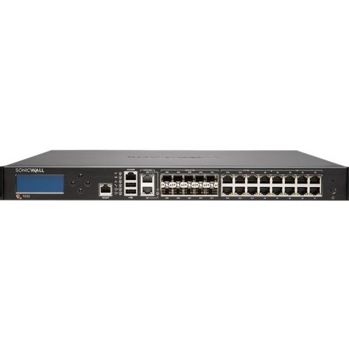 SonicWall  NSA 9250 Network Security/Firewall Appliance18 Port1000Base-T, 10GBase-X, 10GBase-TGigabit EthernetDES, 3DES, AES (128… 01-SSC-3219