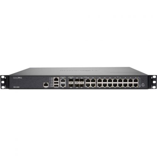 SonicWall  NSA 5650 Network Security/Firewall Appliance22 Port1000Base-T, 10GBase-X, 10GBase-TGigabit EthernetDES, 3DES, AES (128… 01-SSC-4345