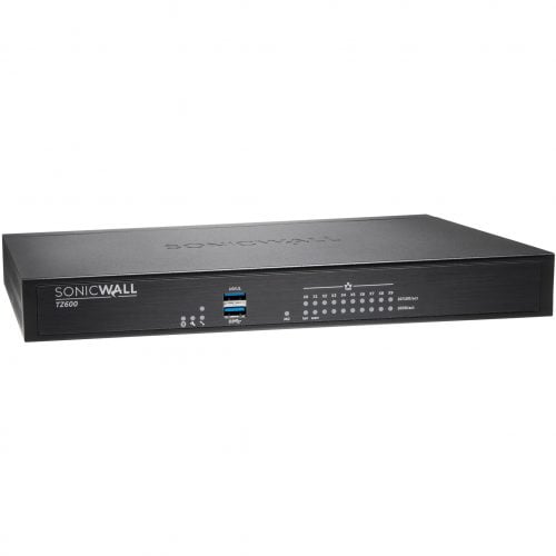 SonicWall  TZ600P Network Security/Firewall Appliance10 Port10/100/1000Base-TGigabit EthernetDES, 3DES, MD5, SHA-1, AES (128-bit)… 02-SSC-0594