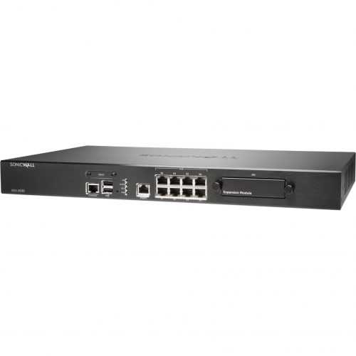 SonicWall  NSA 2600 Network Security/Firewall Appliance8 Port10/100/1000Base-TGigabit EthernetDES, 3DES, AES (128-bit), AES (192-… 02-SSC-1063