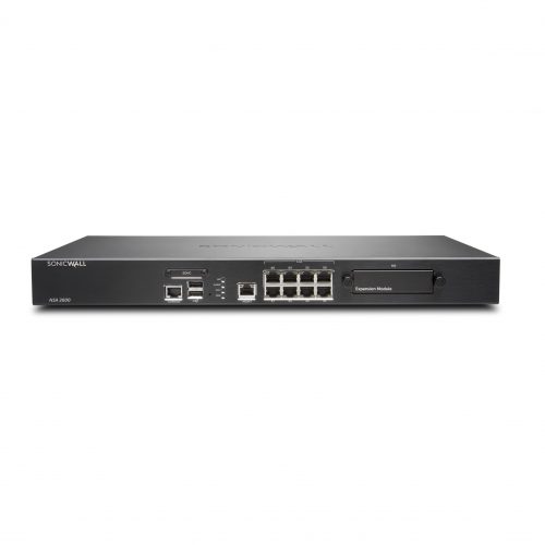 SonicWall  NSA 2600 Network Security/Firewall Appliance8 Port1000Base-TGigabit EthernetDES, AES (256-bit), MD5, AES (192-bit), 3D… 02-SSC-1069