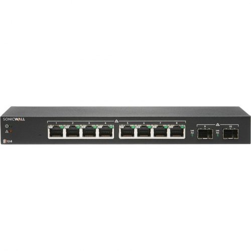 SonicWall  Switch SWS12-810 PortsManageable2 Layer SupportedModular2 SFP Slots5.70 W Power ConsumptionOptical Fiber, Twi… 02-SSC-2462