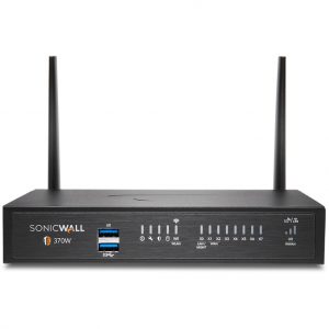 SonicWall  TZ370W Firewall – 8 Port10/100/1000 Base-T Gigabit Ethernet Wireless