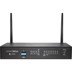 SonicWall  TZ370W Network Security/Firewall Appliance8 Port10/100/1000Base-TGigabit EthernetWireless LAN IEEE 802.11acDES, 3DE… 02-SSC-6446