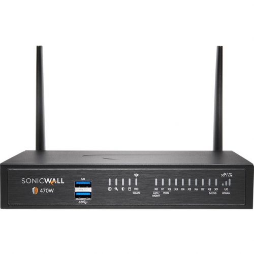 SonicWall TZ470 Wireless-AC Secure Upgrade Plus – Appliance and Essential Protection Services Suite, 2 Years