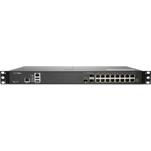 SonicWall  NSA 2700 Network Security/Firewall Appliance16 Port10/100/1000Base-T, 10GBase-X10 Gigabit EthernetDES, 3DES, MD5, SHA-… 02-SSC-7370