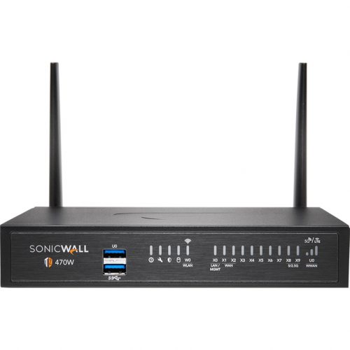 SonicWall TZ470W Gen 7 Firewall 2.5 Gigabit Ethernet Wireless