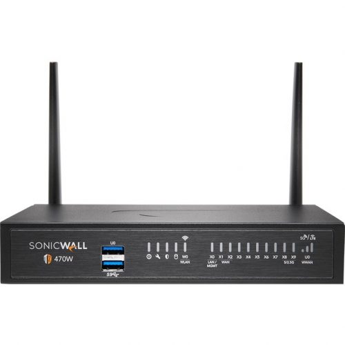 SonicWall TZ470W Gen 7 Firewall 2.5 Gigabit Ethernet Wireless