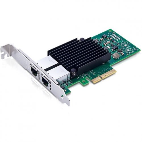 AXIOM NETWORK ADAPTERS  10Gbs Dual Port RJ45 PCIe 3.0 x4 NIC Card for Dell406-BBKU10Gbs Dual Port RJ45 PCIe 3.0 x4 NIC Card 406-BBKU-AX