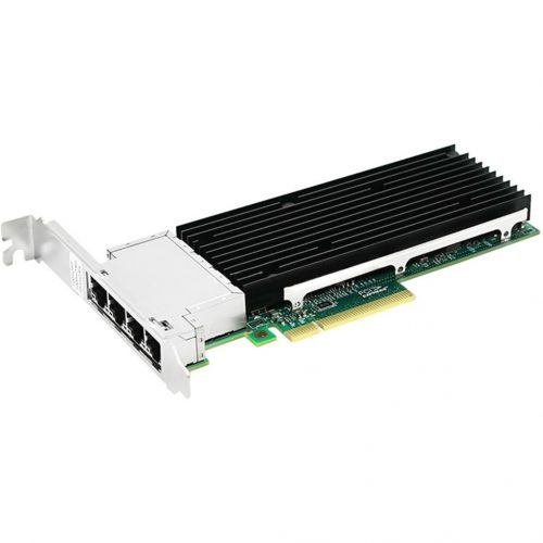 AXIOM NETWORK ADAPTERS  10Gbs Quad Port RJ45 PCIe 3.0 x8 NIC Card for Dell540-BBVPPCI Express 3.0 x81.25 GB/s Data Transfer RateIntel XL7104 Po… 540-BBVP-AX