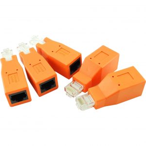 AXIOM NETWORK ADAPTERS  RJ-45 CAT6 Crossover Male to female Adapter (5-pack)Category 6  Cable for  DeviceFirst End: 1 x RJ-45  -… C6RJ45MFA5P-AX