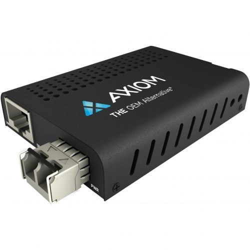 AXIOM NETWORK ADAPTERS  Transceiver/Media Converter1 x  (RJ-45)1 x LC PortsDuplexLC PortMulti-modeFast Ethernet100Base-FX, 10/100Bas… MC01-M3L2-AX
