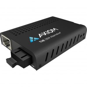 AXIOM NETWORK ADAPTERS  Transceiver/Media Converter1 x  (RJ-45)1 x SC PortsDuplexSC PortSingle-modeGigabit Ethernet1000Base-ZX, 10/… MC03-S5S80-AX