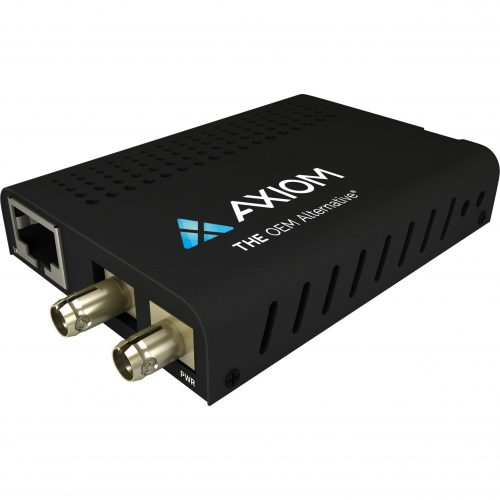 AXIOM NETWORK ADAPTERS  Transceiver/Media Converter1 x  (RJ-45)1 x ST PortsDuplexST PortSingle-modeGigabit Ethernet1000Base-ZX, 10/… MC03-S5T80-AX