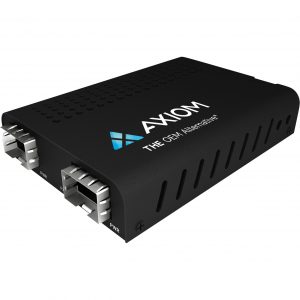AXIOM NETWORK ADAPTERS  Mini 1Gbs SFP to SFP (OEO) Optical Mode Media ConverterMulti-mode, Single-modeGigabit Ethernet100/1000Base-X2 x Expansion… MC08-SFP-AX