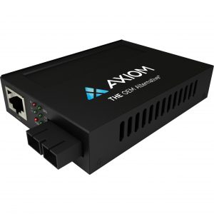 AXIOM NETWORK ADAPTERS  100Mbs POE RJ45 to 100BASE-LX Fiber Media ConverterSMF, SC, 10km,1310nm (RJ-45)1x PoE (RJ-45) Ports1 x SC Por… MCP31-F1-S3S10-AX