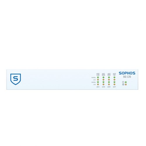 Sophos  SG 125 Network Security/Firewall Appliance8 Port1000Base-TGigabit Ethernet8 x RJ-451UDesktop, Rack-mountable SP1C13SUPK