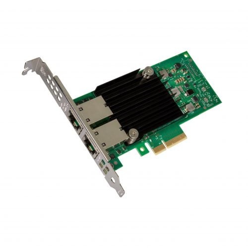 AXIOM NETWORK ADAPTERS  10Gbs Dual Port RJ45 PCIe 3.0 x4 NIC Card for IntelX550T2, X550-T210Gbs Dual Port RJ45 PCIe 3.0 x4 NIC Card X550T2-AX