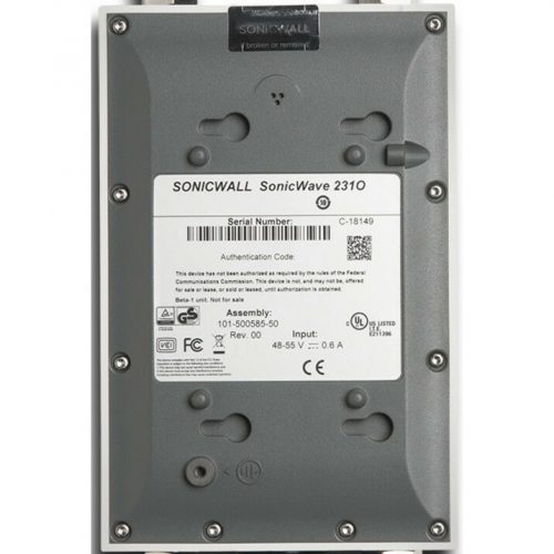SonicWall  SonicWave 231o IEEE 802.11ac 1.24 Gbit/s Wireless Access Point2.40 GHz, 5 GHzMIMO Technology1 x Network (RJ-45)Wall Mo… 02-SSC-2505