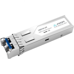 Axiom Memory Solutions  1000BASE-SX SFP Transceiver for Extreme10051HFor Optical Network, Data Networking1 x 1000Base-SXOptical Fiber128 MB/s Gig… 10051H-AX