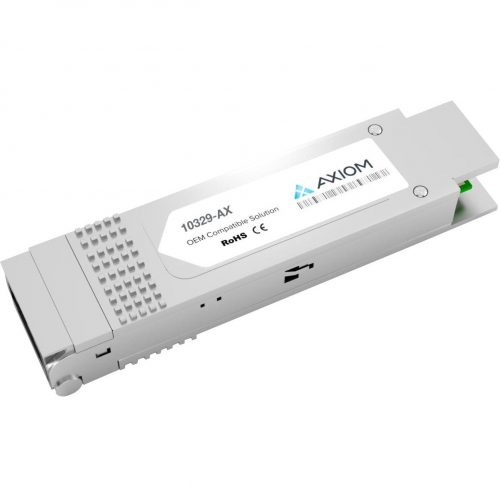 Axiom Memory Solutions  40GBASE-SR-BiDi QSFP+ Transceiver for Extreme10329100% Extreme Compatible 40GBASE-SR-BiDi QSFP+ 10329-AX