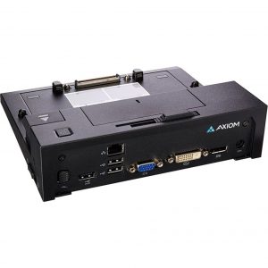Axiom Memory Solutions  E-Port Plus Replicator for Dell331-6307 E-Port Plus Replicator USB 3.0 w/130-Watt Power Adapter Cord for Dell 331-6307-AX