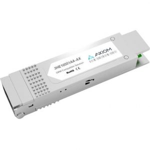 Axiom Memory Solutions  100GBASE-SR4 QSFP28 Transceiver for Alcatel3HE10551AA100% Alcatel Compatible 100GBASE-SR4 QSFP28 3HE10551AA-AX