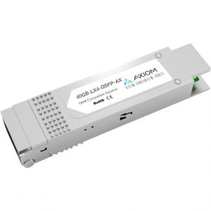 Axiom Memory Solutions  Extreme QSFP+ ModuleFor Data Networking, Optical Network1 x LC 40GBase-LX4 NetworkOptical FiberSingle-mode, Multi-mod… 40GB-LX4-QSFP-AX