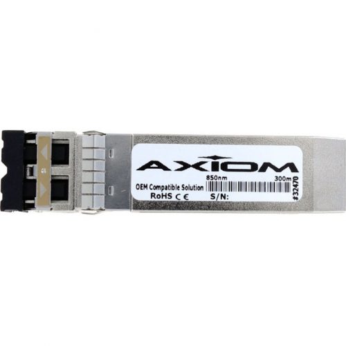Axiom Memory Solutions  10GBASE-SR SFP+ Transceiver for IBM68Y6923For Optical Network, Data Networking1 x 10GBase-SROptical Fiber1.25 GB/s 10 Gi… 68Y6923-AX