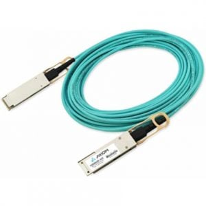 Axiom Memory Solutions  100GBASE-AOC QSFP28 Active Optical Cable Dell Compatible 20m65.62 ft Fiber Optic Network Cable for Network DeviceFirst E… AOC-Q28-100G-20M-AX
