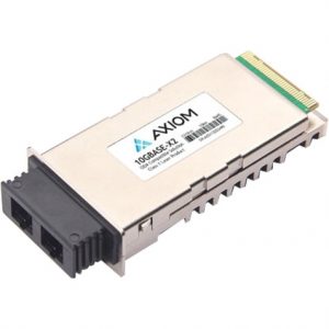 Axiom Memory Solutions 10GBASE-SR X2 Transceiver for CiscoX2-10GB-SRTAA CompliantFor Data Networking1 x 10GBase-SR1.25 GB/s 10 Gigabit Ethernet10 Gbit/… AXG91637