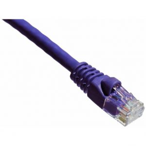 Axiom Memory Solutions  1FT CAT5E 350mhz Patch Cable Molded Boot (Purple)TAA Compliant1 ft Category 5e Network Cable for Network DeviceFirst End: 1 x RJ… AXG94059