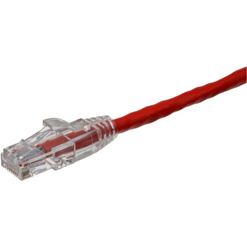 Axiom Memory Solutions  25FT CAT6 UTP 550mhz Patch Cable Clear Snagless Boot (Red)TAA Compliant25 ft Category 6 Network Cable for Network DeviceFirst En… AXG99684