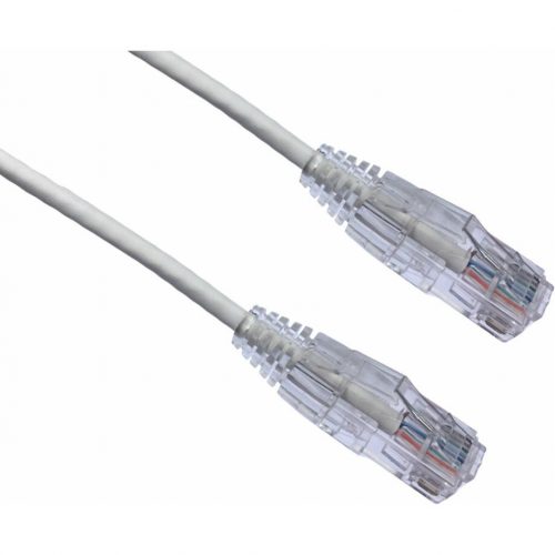 Axiom Memory Solutions  60FT CAT6 BENDnFLEX Ultra-Thin Snagless Patch Cable 550mhz (White)60 ft Category 6 Network Cable for Network DeviceFirst End:… C6BFSB-W60-AX