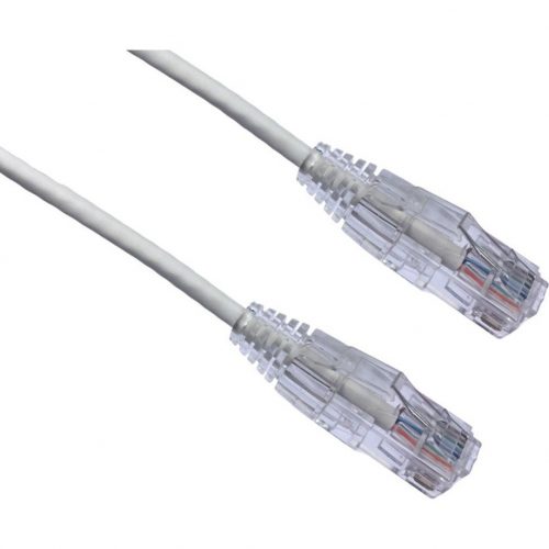 Axiom Memory Solutions  60FT CAT6 BENDnFLEX Ultra-Thin Snagless Patch Cable 550mhz (White)60 ft Category 6 Network Cable for Network DeviceFirst End:… C6BFSB-W60-AX