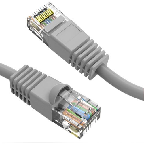 Axiom Memory Solutions  15FT CAT6 550mhz Patch Cable Molded Boot (Gray)Category 6 for Network DevicePatch Cable15 ft1 x RJ-45 Male Network1 x R… C6MB-G15-AX