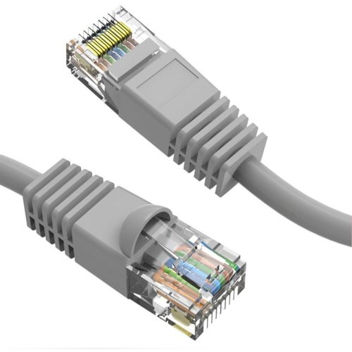 Axiom Memory Solutions  35FT CAT6 UTP 550mhz Patch Cable Snagless Molded Boot (Gray)35 ft Category 6 Network Cable for Media Converter, Router, Switch, Pat… C6MB-G35-AX