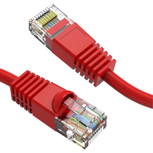 Axiom Memory Solutions  100FT CAT6 550mhz Patch Cable Molded Boot (Red)Category 6 for Network DevicePatch Cable100 ft1 x RJ-45 Male Network1 x… C6MB-R100-AX