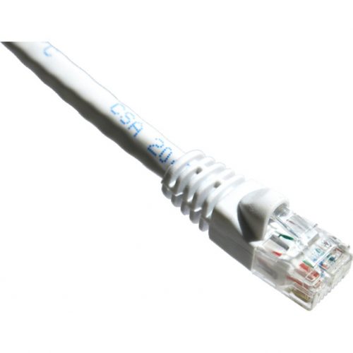 Axiom Memory Solutions  50FT CAT6 550mhz Patch Cable Molded Boot (White)Category 6 for Network DevicePatch Cable50 ft1 x RJ-45 Male Network1 x… C6MB-W50-AX