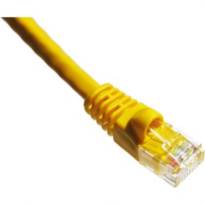 Axiom Memory Solutions  1FT CAT6 550mhz Patch Cable Molded Boot (Yellow)Category 6 for Network DevicePatch Cable1 ft1 x RJ-45 Male Network1 x RJ… C6MB-Y1-AX