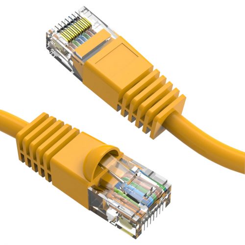 Axiom Memory Solutions  10FT CAT6 550mhz Patch Cable Molded Boot (Yellow)Category 6 for Network DevicePatch Cable10 ft1 x RJ-45 Male Network1 x… C6MB-Y10-AX